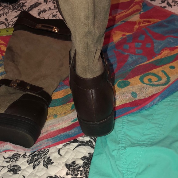 Knee High Flat Boots (for plus size) - Picture 5 of 12